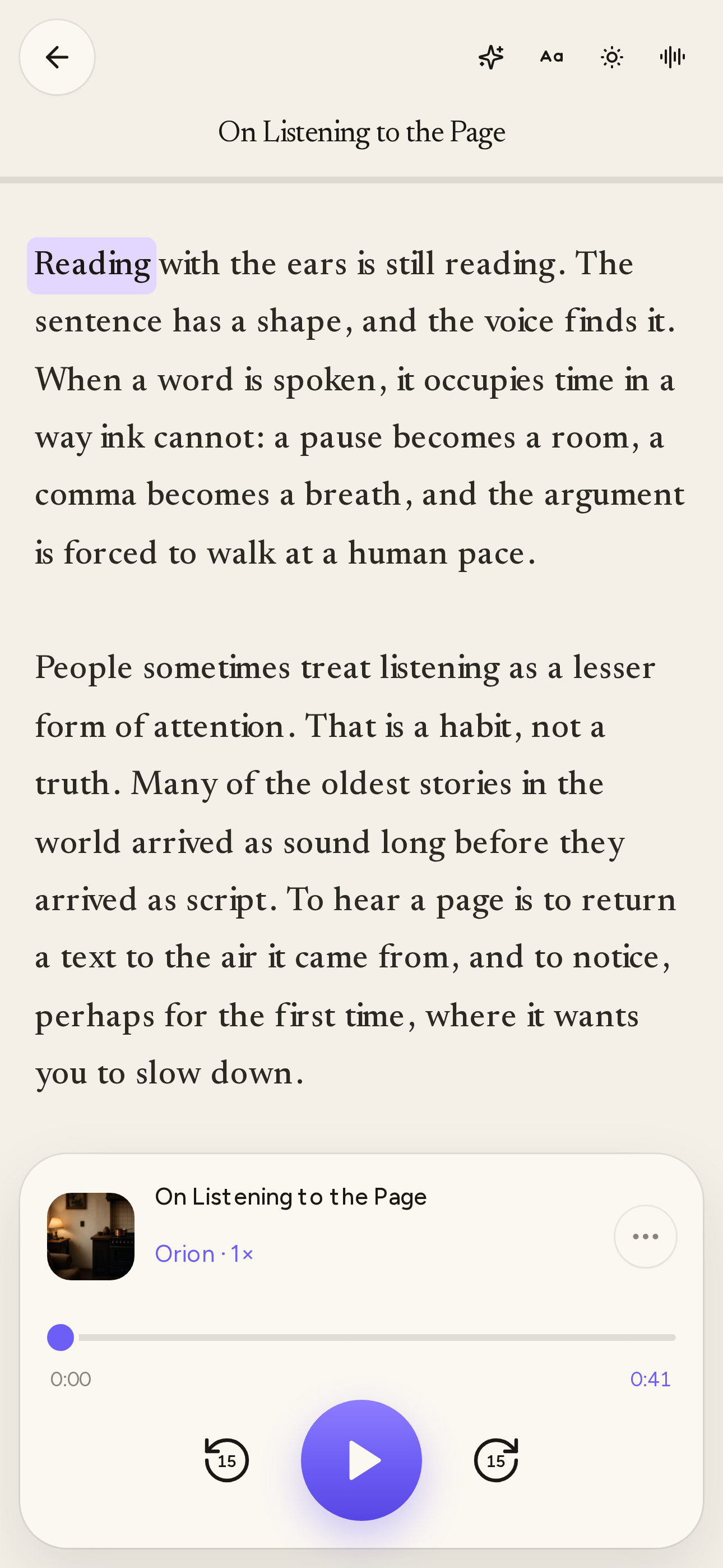 Follow every word